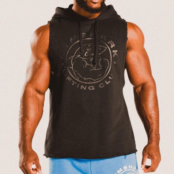 Gymshark Legacy Drop Arm Hoodie – Black Slim Fit, Size M - Picture 1 of 8